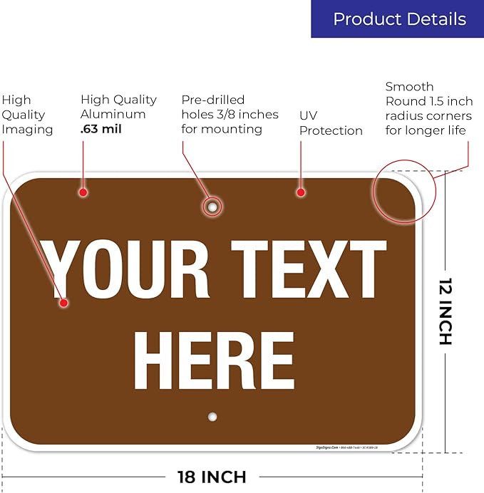 Custom Sign, Personalized Metal Signs, Customize - Image 3
