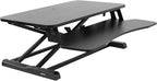 VIVO 32 inch Carbon Fiber Desk Converter, K Series, Height Adjustable Sit to by VIVO