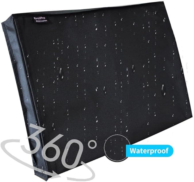BroilPro Accessories Outdoor 55" TV Set Cover, Scratch Resistant Liner Protect - Image 4
