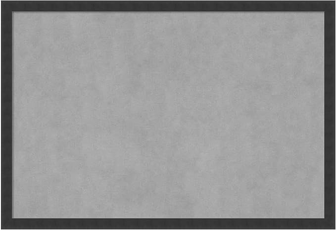 Amanti Art Black Framed Magnetic Board 26x38 Large Vision Board by AmantiArt
