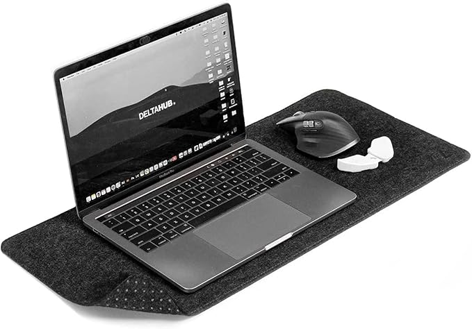 DELTAHUB - Minimalistic Felt Desk Protective Pad, Easy Glide, Long Lasting by DELTAHUB