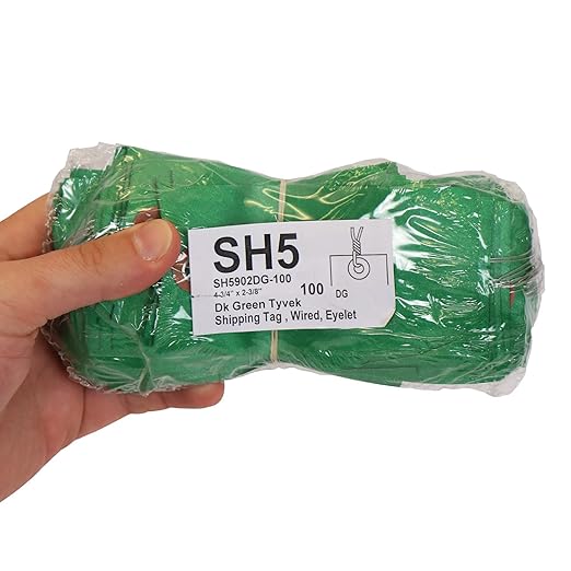 SmartSign 4.75 x 2.375 inch Blank Tyvek Shipping Tags - Image 5