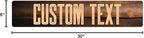 Custom Sign, Custom Street Sign, 11 Font Colors, 13 Font Styles, 4 Hole Options - Image 9