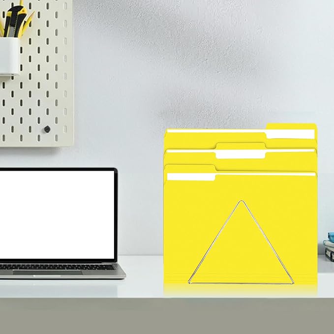 File Folder, RAZCC 100 Pack 1/3 Cut Tab File Folders Letter Size, Folders - Image 7