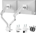 monTEK Dual Monitor Arm with USB, Mechanical Spring Monitor Arm by monTEK