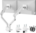 monTEK Dual Monitor Arm with USB, Mechanical Spring Monitor Arm by monTEK