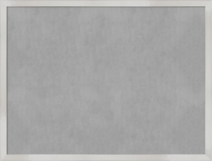 Amanti Art Silver Framed Magnetic Board 19x25 Medium Vision Board by AmantiArt