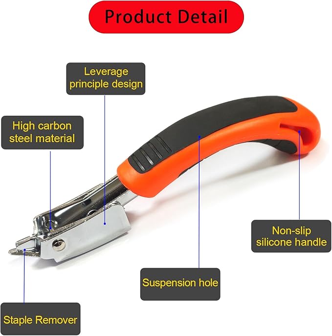 Staple Remover, Staple Puller Tool, Upholstery and Construction Heavy Duty - Image 3