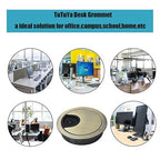 TuTuYa 4PCS Desk Grommet, Bronze Desk Grommet 2Inch Desk Cable Grommet Desk - Image 5