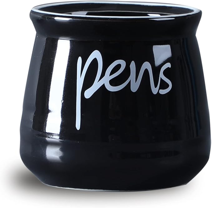 ONTUBE Porcelain Pens Holder Stand, Ceramic Pencils Holder by ONTUBE