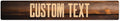 Custom Sign, Custom Street Sign, 11 Font Colors, 13 Font Styles, 4 Hole Options by MySignCenter