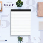 2 Pack Legal Pads 8.5 x 11 College Ruled Note Pads 8.5 x 11 Notepads 8.5 x 11 - Image 6