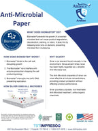 Alliance Wide Format Paper 36" x 500' Antimicrobial Bond Engineering Rolls 20lb 92 Bright 2 Rolls