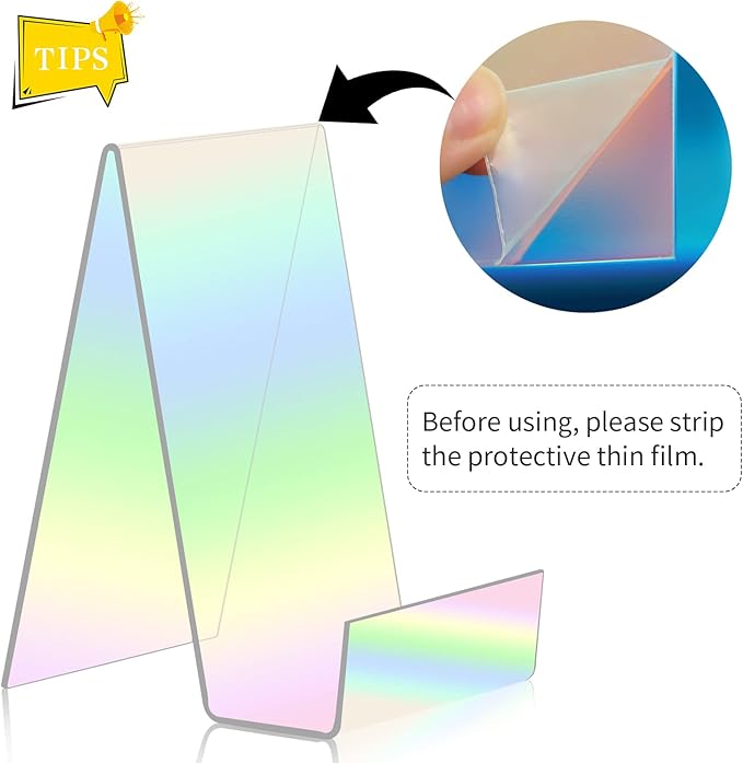 ZOEY Acrylic Book Stand with Ledge - Image 3