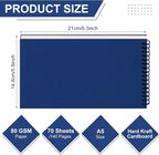 Engrowtic Dot Grid Notebook Top Spiral Notebook A5 Size Bullet Dotted Paper - Image 2