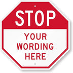 SmartSign Custom STOP Sign 18"x18" 3M Laminated EG Reflective 80 mil Aluminum by SmartSign