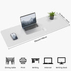 AFIING Leather Desk pad Protector, Large Non-Slip Office Desk Mat - Image 2