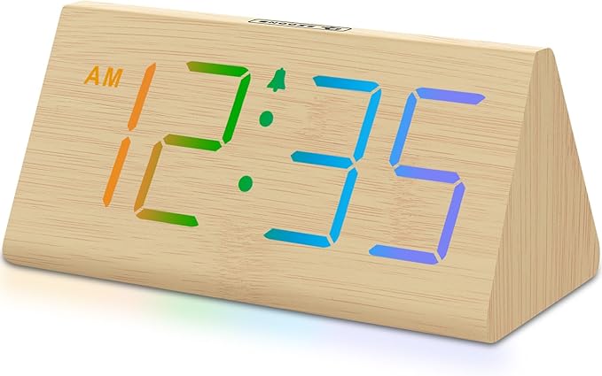 DreamSky Wooden Digital Alarm Clock by DreamSky