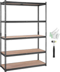 vevor storage shelves 5-tier adjustable 2000 lbs 48"x18"x72", main product view