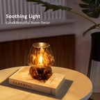 onewish mushroom lamp small vintage table lamp for, side view