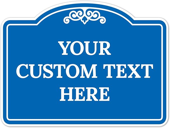 Custom Decorative Sign, Personalized Metal Sign by SigoSigns