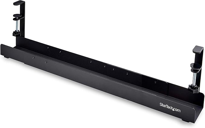 StarTech.com Under Desk Cable Management Tray, Length Adjustable, Clamp-On - Image 7