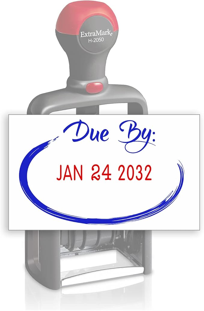 Heavy Duty Style Office Date Stamp by ExtraMark