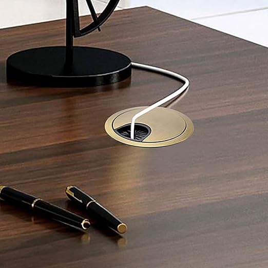 TuTuYa 4PCS Desk Grommet, Bronze Desk Grommet 2Inch Desk Cable Grommet Desk - Image 2