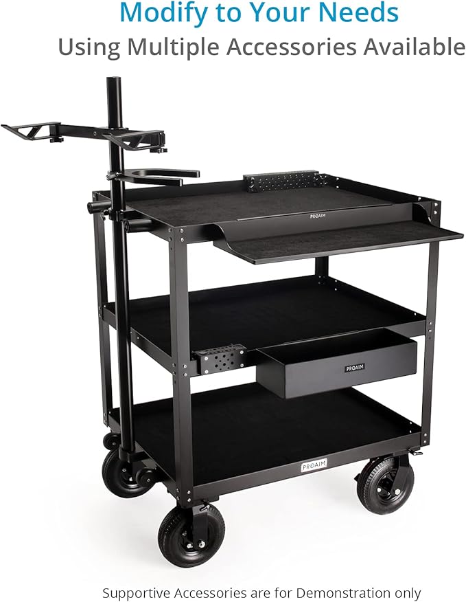 PROAIM Bowado 36" Video Camera Production Cart - Image 4