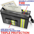 Upgraded Fireproof & Waterproof Document Bag – Lockable 17”x 12”x 5” - Image 3