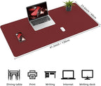 Desk Mat 47" x 23.7" Leather Desk Pad Protector - Image 4
