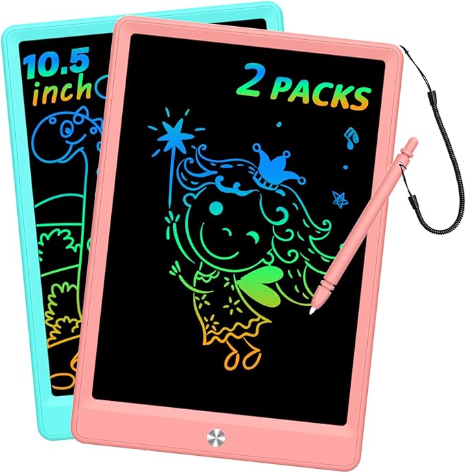 BUKEBU LCD Writing Tablet Doodle Board, Colorful Drawing Pad, Electronic by BUKEBU