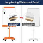TSJ OFFICE Rolling Whiteboard Standing - Image 4