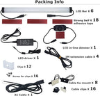 Litever Kitchen Under Cabinet LED Lighting Kit Plug-in, Super Bright, Daylight - Image 6