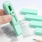 M&G 4+1 Pack Rubber Erasers Sliding Retractable Eraser, Soft Cute Erasers Push - Image 9