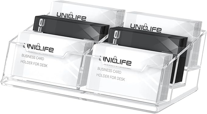 Uniclife Acrylic Business Card Holder by UnicLife