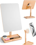 YEOUX Premium Desktop Glass Mirror, Dry Erase Board & Magnetic Phone Stand by Yeoux
