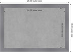 Amanti Art Grey Framed Magnetic Board 18x26 Medium Vision Board - Image 4