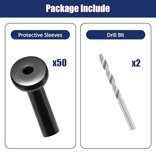 RiaYer 40 Pack 30 Degree Angle Protective Sleeves, T316 Marine Grade Cable - Image 4