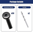RiaYer 40 Pack 30 Degree Angle Protective Sleeves, T316 Marine Grade Cable - Image 4