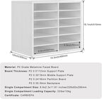 PAG Countertop Mail Sorter Organizer, Wooden Literature Organizer, Student - Image 2