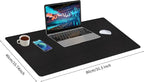 Bloss Black Desk Mat, Leather Desk Pad, Desk Matt - Image 5