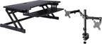 Rocelco 37.5" Deluxe Height Adjustable Standing Desk Converter