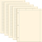 Seajan 5 Pcs Engineering Paper Notebook Engineering Computation Pad 8.5 x 11 by Seajan