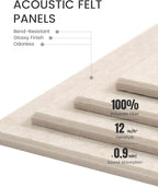 Large Felt Bulletin Board 48" x 36", Cork Board Alternative - Image 4