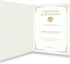HAUTOCO 50 Packs Certificate Holders, Cream Color Diploma Folders Certificate - Image 7