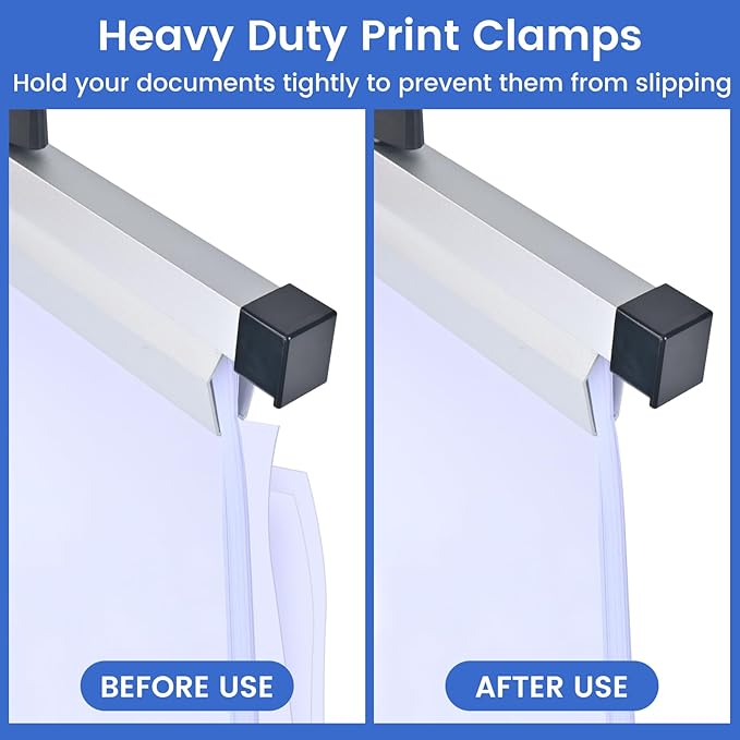Togarhow 6 Pack Blueprint File Hanging Clamps 30" Blueprint File Clips - Image 4