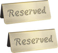2 Pack Small Reserved Table Signs by MATIMASU
