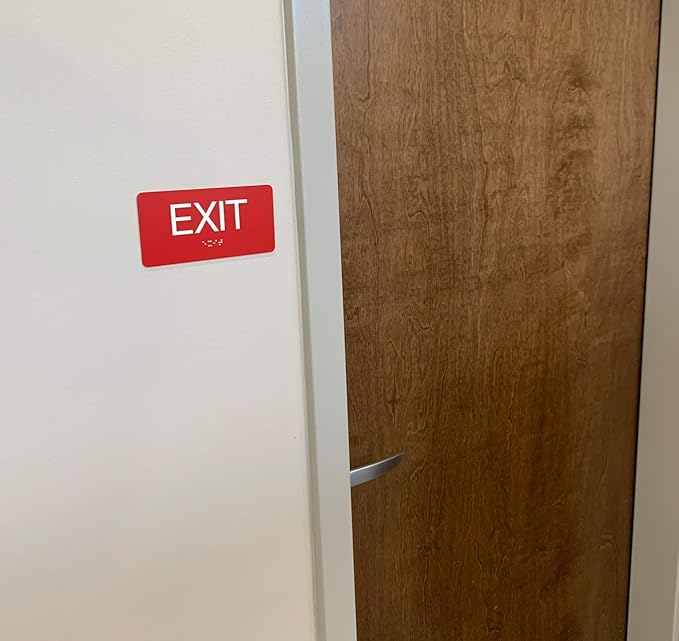 ADA Compliant Sign with Braille - Image 3