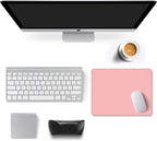 Auhoahsil Pink Mouse Pad, 12 x 10 Inch Square Mousepad, 3mm Thick Rubber Mouse - Image 3